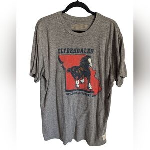 Original Retro brand St Louis Budweiser Clydesdales t-shirt XL